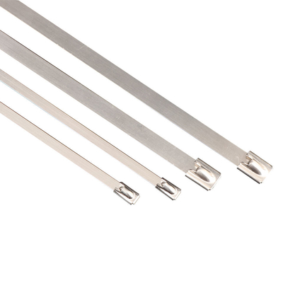 Stainless Steel Cable Tie Metal Cable Zip Ties 304 Stainless Steel Multi-Purpose Heavy Duty Self-Locking Cable Ties