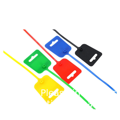Tag Label Cable Ties Wire Zip Ties Self-Locking Plastic Straps Label Mark Tag6 Inch Operate Length Nylon