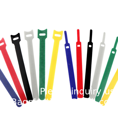 Colorful Velcro ties, Reusable Fastening Cable Ties, Microfiber Cloth 6-Inch Hook Loop Cord Ties Velcrs12mm*150mm