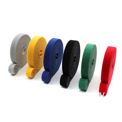 Colorful Velcro ties, Reusable Fastening Cable Ties, Microfiber Cloth 6-Inch Hook Loop Cord Ties Velcrs12mm*150mm