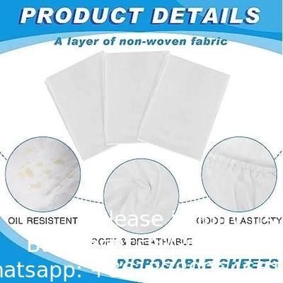 High Quality Blue Fitted Sheets Elastic Massage Bed Covers Disposable Bed Pads For Spa Tattoo And Beauty Salon