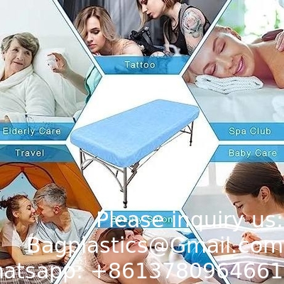 High Quality Blue Fitted Sheets Elastic Massage Bed Covers Disposable Bed Pads For Spa Tattoo And Beauty Salon