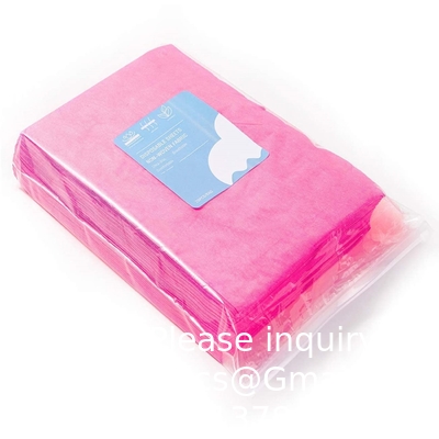 Disposable SMS Waterproof Bed Cover Single Layer Non Woven White Spa Massage Disposable Bed Sheet