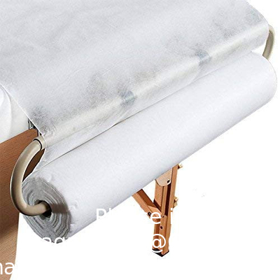 Disposable SMS Waterproof Bed Cover Single Layer Non Woven White Spa Massage Disposable Bed Sheet