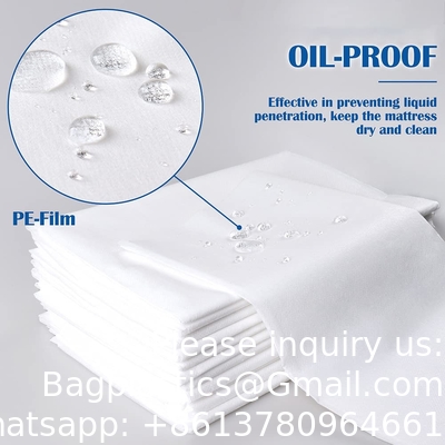 Disposable Massage Table Cover Paper Sheet Pp Non Woven Waterproof Disposable Bed Sheet Rolls For Salon Beauty Spa