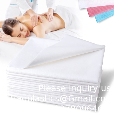 Disposable Massage Table Cover Paper Sheet Pp Non Woven Waterproof Disposable Bed Sheet Rolls For Salon Beauty Spa