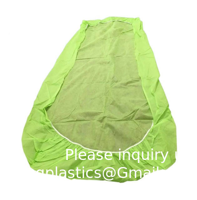 Disposable SMS 3 Layers 90x200cm Waterproof High Quality Beauty Spa Elastic Band Medical Bed Covers