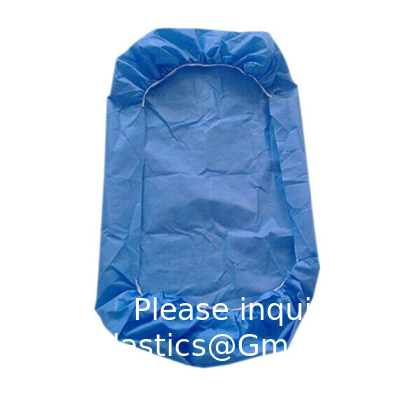 Disposable SMS 3 Layers 90x200cm Waterproof High Quality Beauty Spa Elastic Band Medical Bed Covers