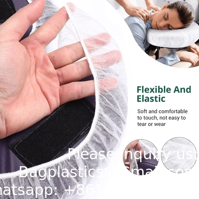 Disposable Face Cradle Covers, Non-Woven U-Shaped Massage Pillow Covers, Fitted Face Pillow Cushion, Non-Sticking