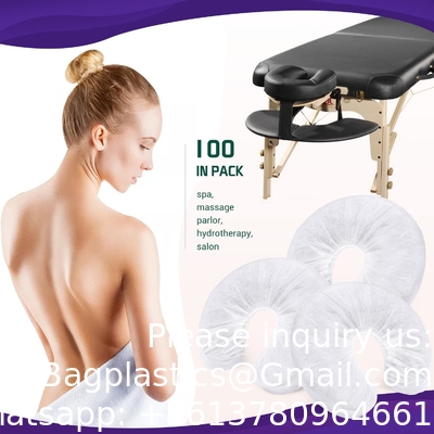 Disposable Face Cradle Covers, Non-Woven U-Shaped Massage Pillow Covers, Fitted Face Pillow Cushion, Non-Sticking