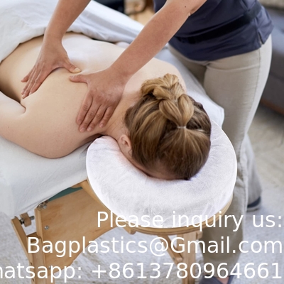 Disposable Face Cradle Covers, Non-Woven U-Shaped Massage Pillow Covers, Fitted Face Pillow Cushion, Non-Sticking