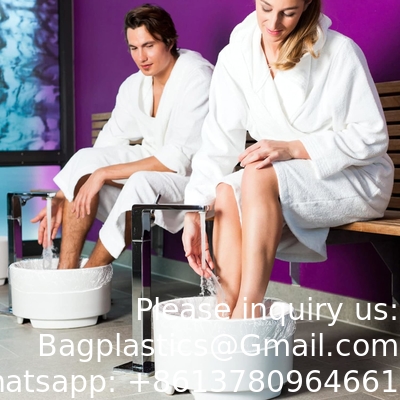 Disposable Pedicure Spa Liners, Clear Plastic Single Use Foot Spa Liners, Disposable Foot Tub Liner One-Off Foot Bath