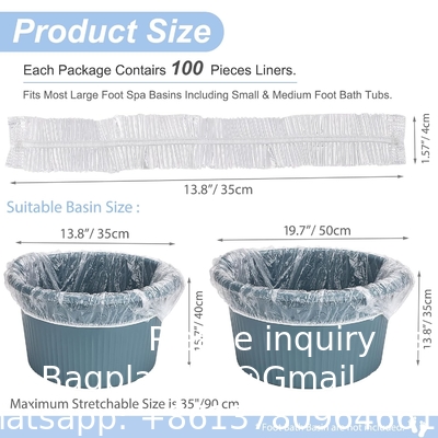 Paraffin Wax Liners Bags, Disposable Mitts Booties Plastic Socks And Gloves Liners For Hand &amp; Foot Hot Wax