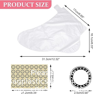 biodegradable, sustainable, recycled Disposable Mitts Booties Plastic Socks And Gloves Liners For Hand &amp; Foot Hot Wax