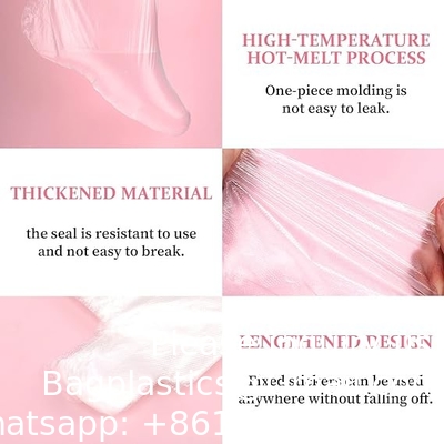 biodegradable, sustainable, recycled Disposable Mitts Booties Plastic Socks And Gloves Liners For Hand &amp; Foot Hot Wax