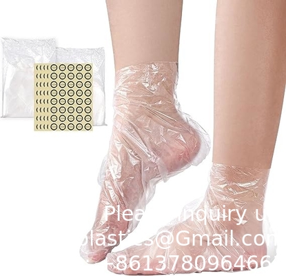 biodegradable, sustainable, recycled Disposable Mitts Booties Plastic Socks And Gloves Liners For Hand &amp; Foot Hot Wax