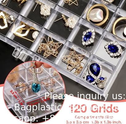 Clear Jewelry Organizer, Durable Jewelry Box With 5 Drawers, Jewelry Organizer Box, Earring Jewelry Organizer