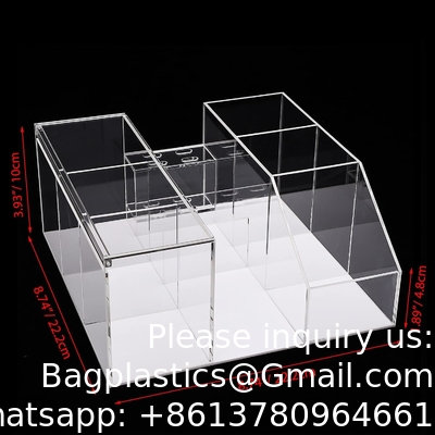 Beauty Organizer, Display Rack Organizer, Clear Makeup Organizer, Eyelash Extension Supplies Storage Display Box