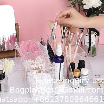 Beauty Organizer, Display Rack Organizer, Clear Makeup Organizer, Eyelash Extension Supplies Storage Display Box