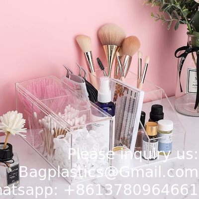 Beauty Organizer, Display Rack Organizer, Clear Makeup Organizer, Eyelash Extension Supplies Storage Display Box