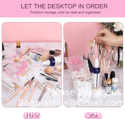 Beauty Organizer, Display Rack Organizer, Clear Makeup Organizer, Eyelash Extension Supplies Storage Display Box