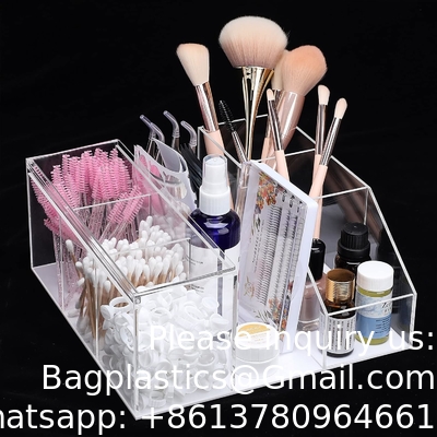 Beauty Organizer, Display Rack Organizer, Clear Makeup Organizer, Eyelash Extension Supplies Storage Display Box