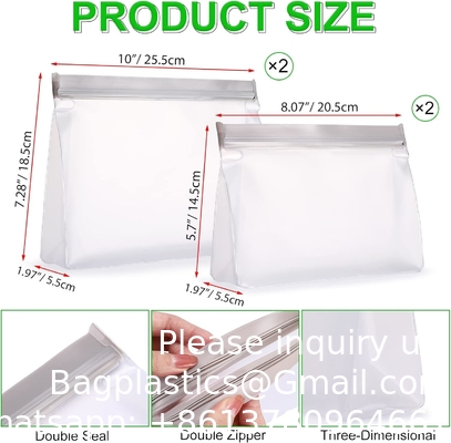 Toiletry bags, Soft Plastic Travel Makeup Cosmetic Bags, Zipper Closure Design, Waterproof Portable Carry on Bags