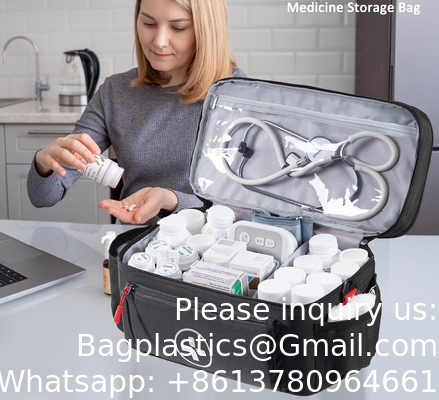 Travel Medicine Bag Organizer-Medicine Organizer Storage-Pill Bottle Organizer Storage-Medication Organizer