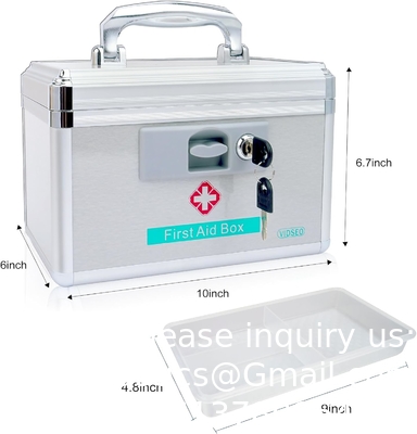 Medication Lock Box With Key, Locked Medicine Box, Lock Box For Medication, Medicine Lock Box For Safe Medication