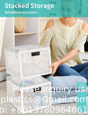 Medicine Lock Box, Lockable Storage Box For Safe Medication Storage, Large Capacity Lockable Box Container