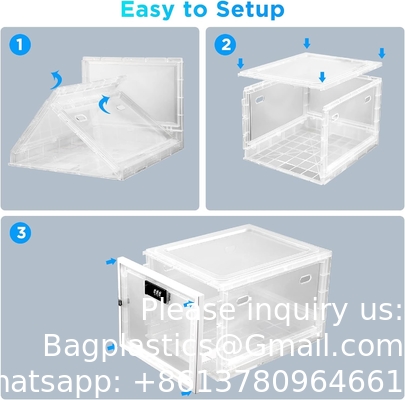 Medicine Lock Box, Lockable Storage Box For Safe Medication Storage, Large Capacity Lockable Box Container