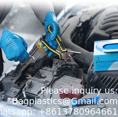 Nitrile Gloves, 4mil-100 Count, Gloves Disposable Latex Free, Disposable Gloves For Household, Food Safe
