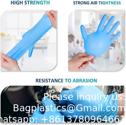 Nitrile Gloves, 4mil-100 Count, Gloves Disposable Latex Free, Disposable Gloves For Household, Food Safe