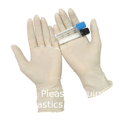 Skin Color Latex Gloves Powdered Examination Gloves Disposable For Cleanroom Household Use Wholesale