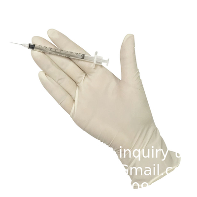 Skin Color Latex Gloves Powdered Examination Gloves Disposable For Cleanroom Household Use Wholesale