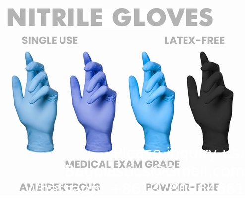 Nitrile Gloves Strong Anti Cut Nitrile Gloves Powder Free Disposable Industrial Use Disposable Nitrile Glove