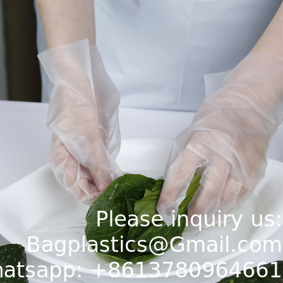 Wholesale CPE TPE LDPE HDPE Poly Gloves For Multipurpose Food Housework Cleaning Transparent Blue Or Any Color