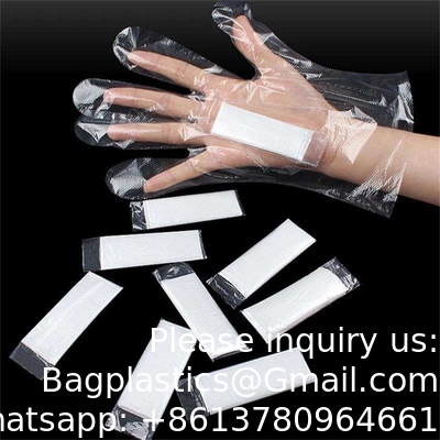 Multipurpose Individual Folded gloves foding gloves Pack Disposable Pe Gloves Clear Food Grade Biodegradable Gloves