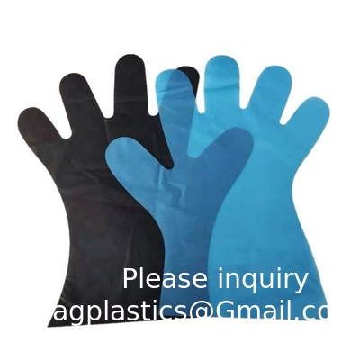 Wholesale Biodegradable Sustainable Recyclable Powder Free Disposable TPE/PE Gloves Low Cost Disposable PE Gloves