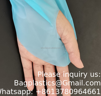 CPE GOWN, PLASTIC MEDICAL DISPOSABLE APRONS FOR DOCTOR, BIOHAZARD APRON, SURGICAL APRON, LOGO CUSTOMIZED EXAM APRON