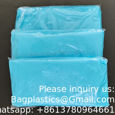 CPE GOWN, PLASTIC MEDICAL DISPOSABLE APRONS FOR DOCTOR, BIOHAZARD APRON, SURGICAL APRON, LOGO CUSTOMIZED EXAM APRON