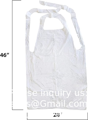 Products Disposable Heavy Weight Plastic/Poly Apron 46 inches x 28 inches - 2 Mil - For Cooking and Arts n' Crafts