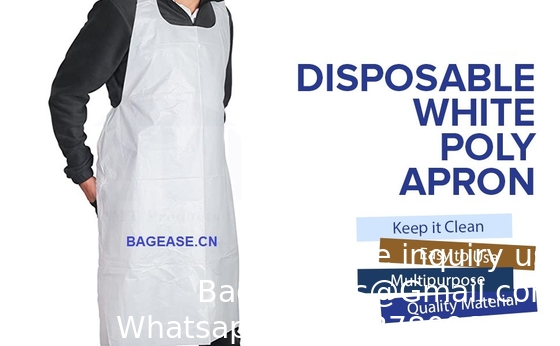 Products Disposable Heavy Weight Plastic/Poly Apron 46 inches x 28 inches - 2 Mil - For Cooking and Arts n' Crafts