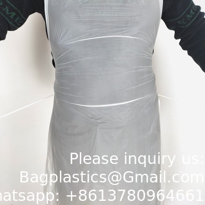 cornstarch apron, sustainable apron, Customized PLA PBAT Cornstarch 100% biodegradable and compostable aprons