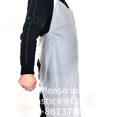 cornstarch apron, sustainable apron, Customized PLA PBAT Cornstarch 100% biodegradable and compostable aprons