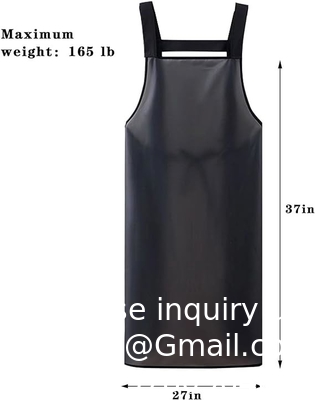 High Quality Oil-proof Waterproof Butcher TPU Apron With Adjustable Strap Unisex Butcher Apron for Picnics