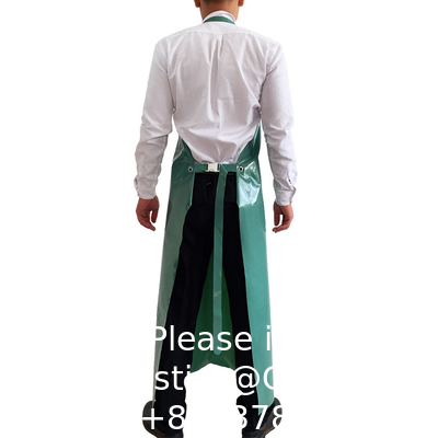 High Quality Oil-proof Waterproof Butcher TPU Apron With Adjustable Strap Unisex Butcher Apron for Picnics