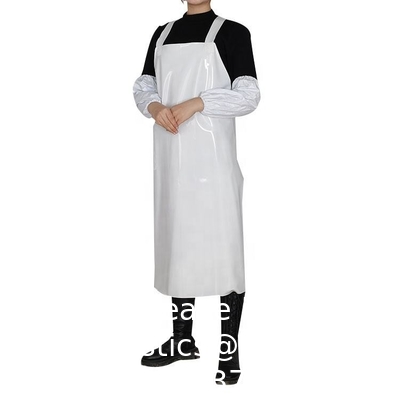 TPU Apron With Plastic Adjustable Arclock Buckle Butcher apron Antifouling Chemical Resistant Unisex Vinyl Apron