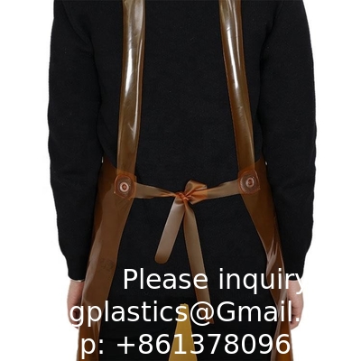 TPU Apron With Plastic Adjustable Arclock Buckle Butcher apron Antifouling Chemical Resistant Unisex Vinyl Apron
