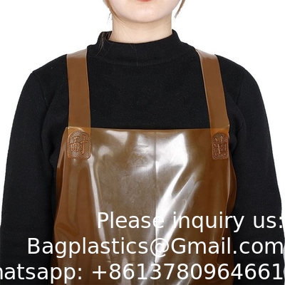 TPU Apron With Plastic Adjustable Arclock Buckle Butcher apron Antifouling Chemical Resistant Unisex Vinyl Apron